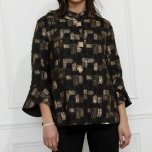 Frank Lyman 259225 Black and Gold Jacket