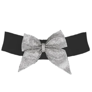 Frank Lyman Crystal Bow Belt