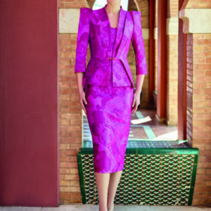 Sonia Peña Couture 1261008 Floral Dress and Jacket