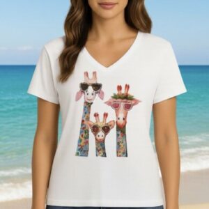 ORLY Giraffe Family T Shirt