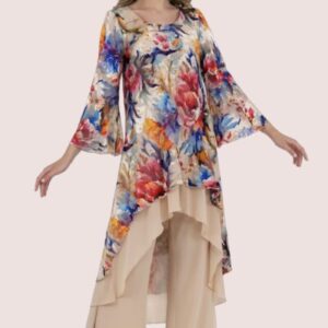 Allison Fashion Silk Print Tunic