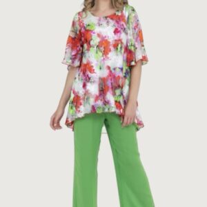 Allison Fashion Silk Print Tunic