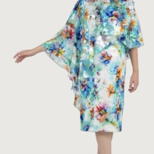 Allison Fashion Silk Print Dress