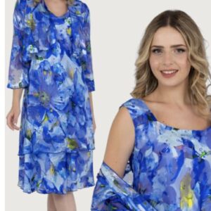 Allison Fashion Silk Print Dress
