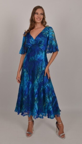 6160 SILK DRESS Color ROYAL BLUE Large 600x1049 1
