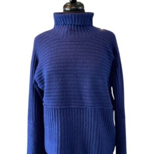 Coco Y Club Navy Polo Neck Jumper