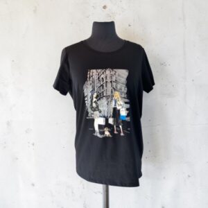 Orly Black T Shirt with NY Fashion Scene
